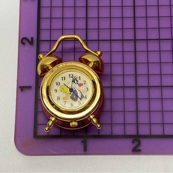 Looney Tunes Sylvester & Tweety Bird Miniature Clock Westclock NO BATTERY 1996 - Picture 10 of 12